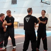 Gli istruttori del Wing Tsun Veneto al lavoro