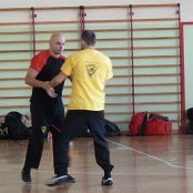 Al lavoro sui passi fondamentali del Wing Tsun